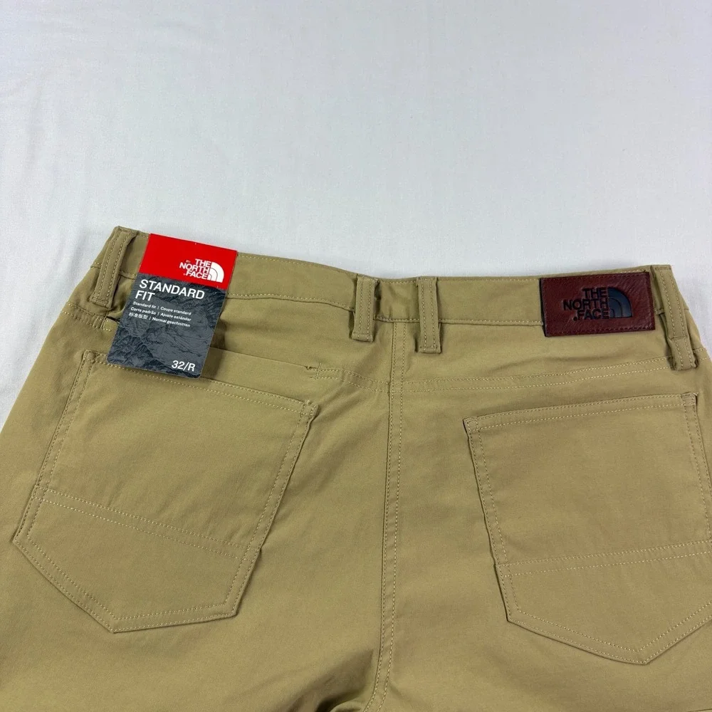 The North Face Pants Mens 32 Brown Sprag 5 Pocket Chino Outdoor Water Resist NEW